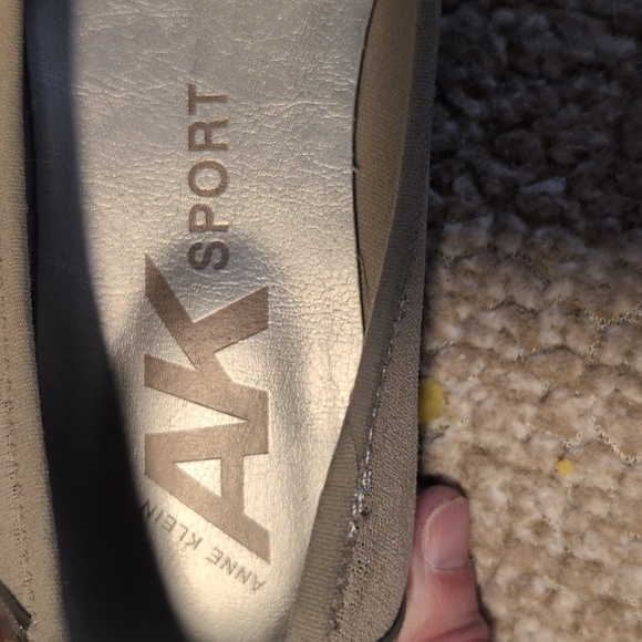 AK Sport Metallic Flats with Chain Detail - Picture 2 of 4